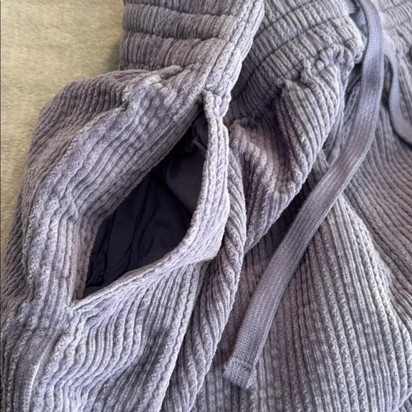 NWOT Lucy & Yak Norris Wide Leg Cotton Corduroy Purple Trousers - Picture 5 of 15